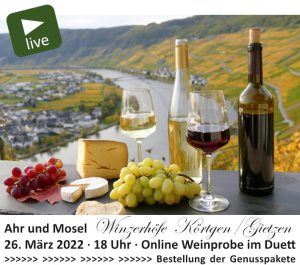 Ahr und Mosel – Pas de deux online!