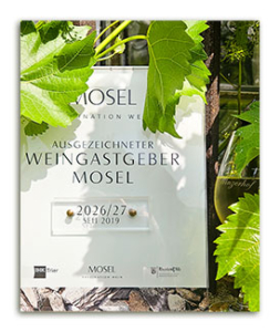 Ausgezeichneter Weingastgeber Mosel 2026/2027 · Winzerhof Gietzen